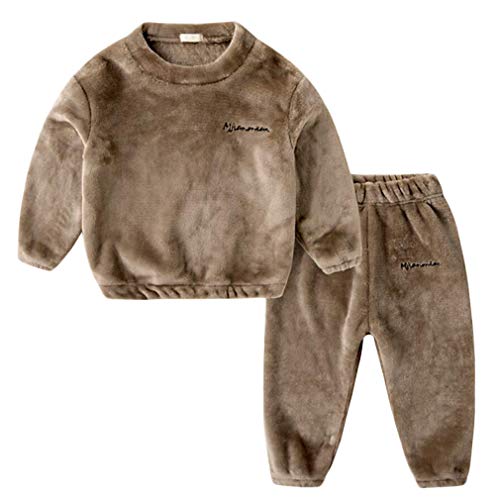 DEBAIJIA Baby-Jungen JJF Nightgown, Khaki, 150 von DEBAIJIA