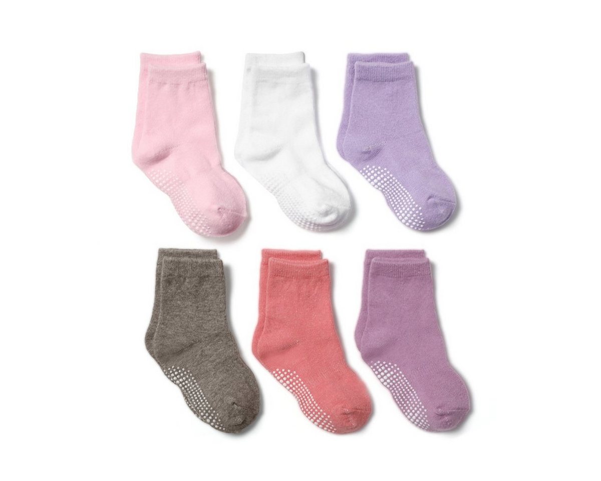 DEBAIJIA Basicsocken 6 Paar Baby Ankle Socken Kleinkinder Baumwolle 0-5 Jahre von DEBAIJIA