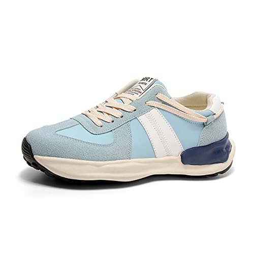 DEBAIJIA Damen Sneaker Turnschuhe Sportschuhe Weiße Laufschuhe rutschfeste Freizeitschuhe Klassisch Straßenlaufschuhe Walkingschuhe EU 37 A-Grün von DEBAIJIA