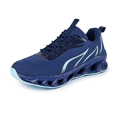 DEBAIJIA Herren Laufschuhe Freizeitschuhe ​Turnschuhe Männer Sportschuhe Atmungsaktiv Sneaker rutschfeste Straßenlaufschuhe Joggingschuhe EU 40 Navy Blau von DEBAIJIA