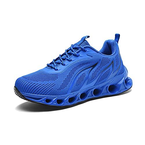 DEBAIJIA Herren Laufschuhe Freizeitschuhe ​Turnschuhe Männer Sportschuhe Atmungsaktiv Sneaker rutschfeste Straßenlaufschuhe Joggingschuhe EU 43 Dunkel Blau von DEBAIJIA