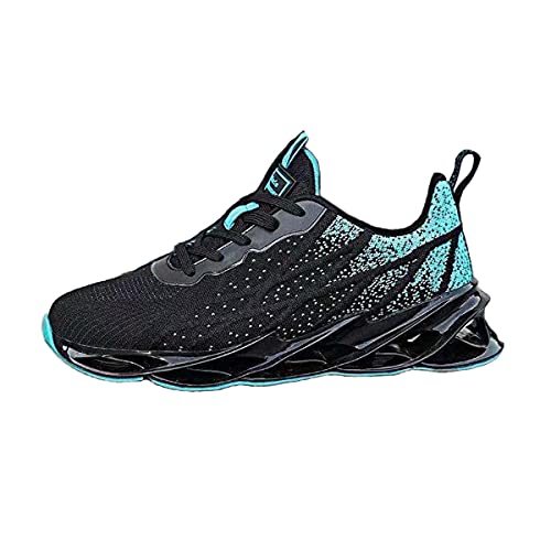 DEBAIJIA Herren Laufschuhe ​Turnschuhe Männer Sportschuhe Atmungsaktiv Sneaker rutschfeste Straßenlaufschuhe Freizeitschuhe Joggingschuhe EU 39 Blau Schwarz von DEBAIJIA