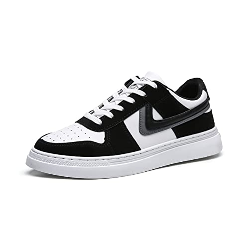 DEBAIJIA Herren Sneaker Weiße Laufschuhe Männer Sportschuhe Turnschuhe Freizeitschuhe rutschfeste Klassisch Walkingschuhe Straßenlaufschuhe EU 40 Schwarz von DEBAIJIA