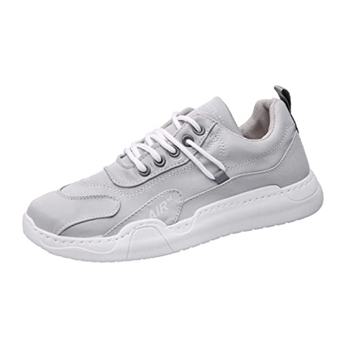 DEBAIJIA Herren Sneaker Weiße Laufschuhe Männer Sportschuhe Turnschuhe rutschfeste Klassisch Straßenlaufschuhe Freizeitschuhe Walkingschuhe EU 41 Grau von DEBAIJIA