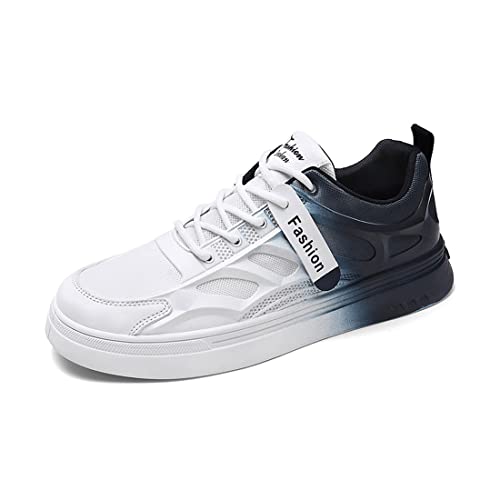 DEBAIJIA Herren Sneaker Weiße Laufschuhe Männer Turnschuhe Sportschuhe rutschfeste Freizeitschuhe Klassisch Straßenlaufschuhe Walkingschuhe EU 42 Schwarz Blau von DEBAIJIA