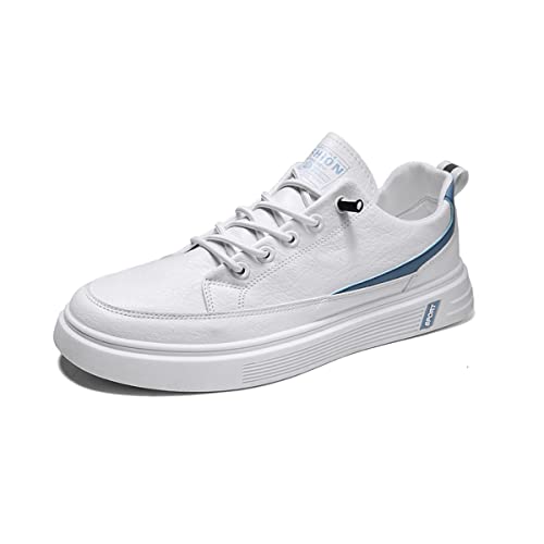 DEBAIJIA Herren Sneaker Weiße Laufschuhe Männer Turnschuhe Sportschuhe rutschfeste Klassisch Walkingschuhe Straßenlaufschuhe Freizeitschuhe EU 41 Blau von DEBAIJIA