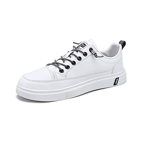 DEBAIJIA Herren Sneaker Weiße Laufschuhe Männer Turnschuhe Sportschuhe rutschfeste Klassisch Walkingschuhe Straßenlaufschuhe Freizeitschuhe EU 42 Weiß von DEBAIJIA