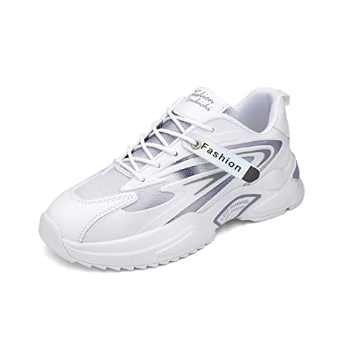 DEBAIJIA Herren Sneaker Weiße Laufschuhe Männer Turnschuhe Sportschuhe rutschfeste Straßenlaufschuhe Freizeitschuhe Klassisch Walkingschuhe EU 42 Grau von DEBAIJIA