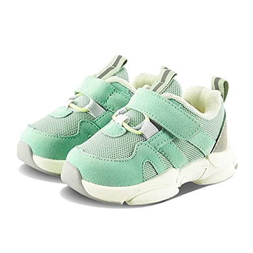 DEBAIJIA Kinder Schuhe 1-4T Mädchen Jungen Sportschuhe Baby First-Walking Casual rutschfeste Weiche Leichte 24 EU Grün von DEBAIJIA