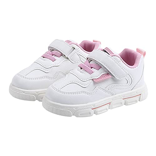 DEBAIJIA Kinder Schuhe 1-6T Mädchen Jungen Sportschuhe Outdoor Leichte rutschfeste Grundschüler Trendschuhe 23 EU Pink von DEBAIJIA