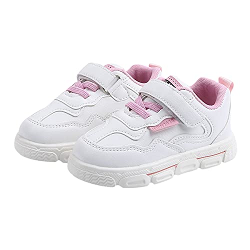 DEBAIJIA Kinder Schuhe 1-6T Mädchen Jungen Sportschuhe Outdoor Leichte rutschfeste Grundschüler Trendschuhe 28 EU Pink von DEBAIJIA