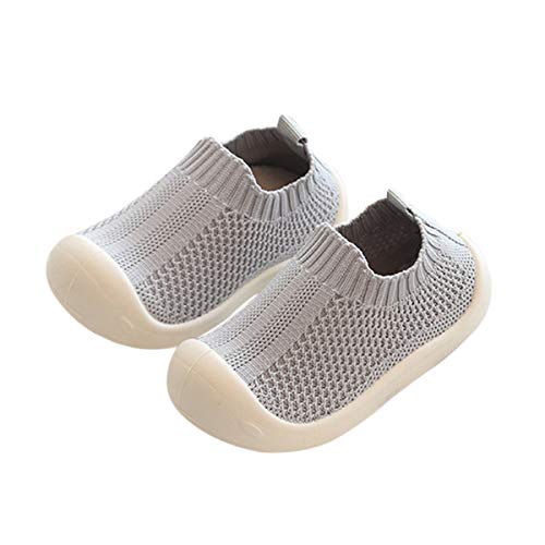 DEBAIJIA Jungen Unisex Kinder Shoes Plattform, A Mesh Grau, 27/28 EU von DEBAIJIA