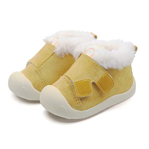 DEBAIJIA Unisex Kinder Shoes Plattform, Bm03 F W Gelb, 19 EU von DEBAIJIA