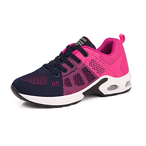 DEBAIJIA Laufschuhe Damen Turnschuhe Atmungsaktiv Sportschuhe rutschfeste Sneaker Freizeitschuhe Straßenlaufschuhe Joggingschuhe EU 37 Rose Rot DEBAIJIA Laufschuhe Damen Turnschuhe Atmungsaktiv Sportschuhe rutschfeste Sneaker Freizeitschuhe Straßenlaufschuhe Joggingschuhe EU 37 Rose Rot von DEBAIJIA