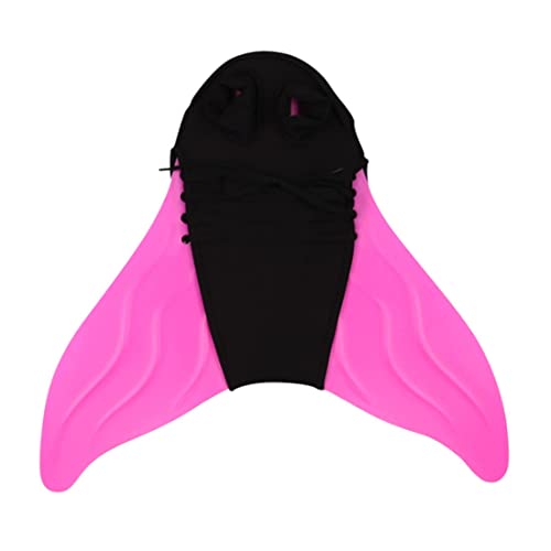 DEBAIJIA Mädchen Flipper Tauchen Meerjungfrauenflosse Kinder Schwimmen Training Monofin Jungen Schwimmflossen Meerjungfrau Flossen（A-(49 * 46CM)-B157-Rosa von DEBAIJIA