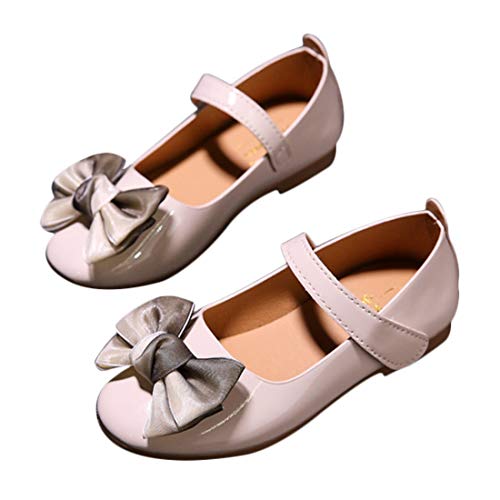 DEBAIJIA Mädchen Shoes Plattform, Weiß, 28 EU von DEBAIJIA