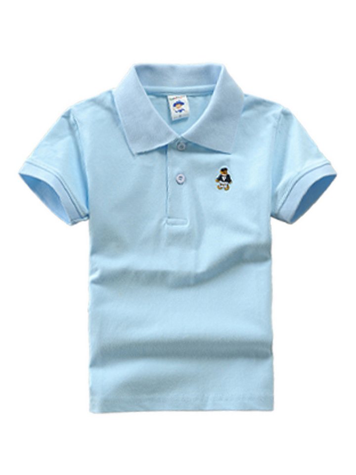 DEBAIJIA Poloshirt Jungen Poloshirt Kinder Oberteile 1-12T T Shirts Baumwolle Sommer von DEBAIJIA