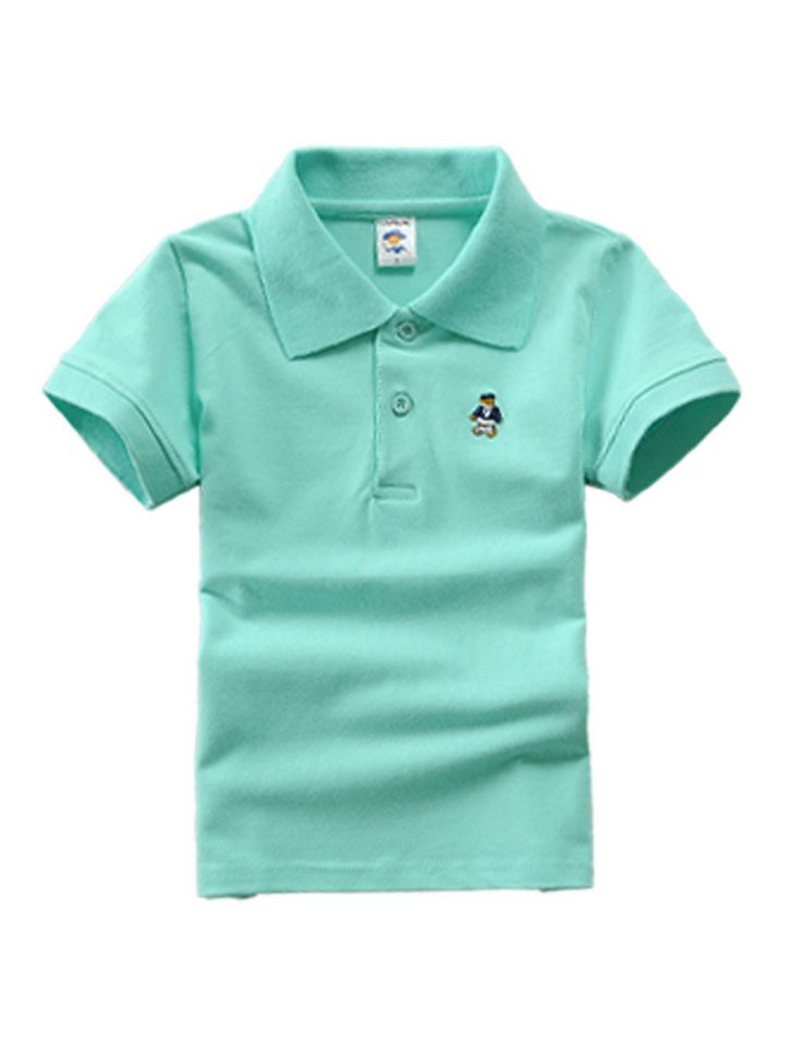 DEBAIJIA Poloshirt Jungen Poloshirt Kinder Oberteile 1-12T T Shirts Baumwolle Sommer von DEBAIJIA