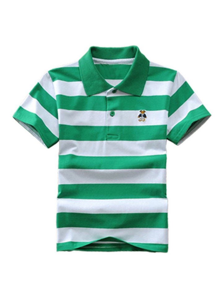 DEBAIJIA Poloshirt Jungen Poloshirt Kinder Oberteile 1-12T T Shirts Baumwolle Sommer von DEBAIJIA