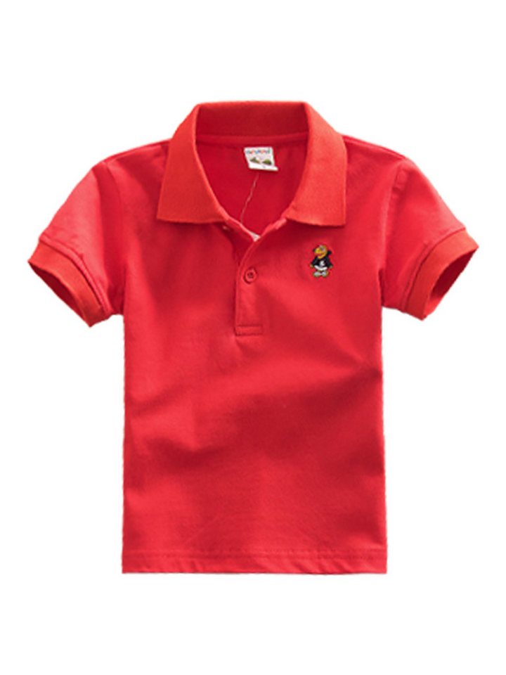 DEBAIJIA Poloshirt Jungen Poloshirt Kinder Oberteile 1-12T T Shirts Baumwolle Sommer von DEBAIJIA