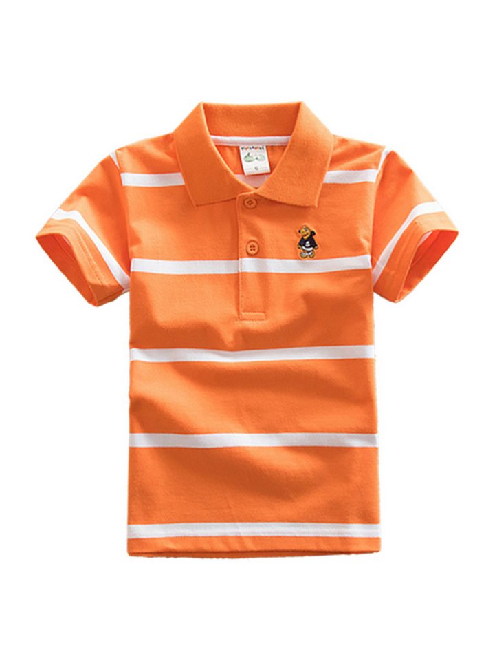 DEBAIJIA Poloshirt Jungen Poloshirt Kinder Oberteile T Shirts 1-12T Baumwolle Sommer von DEBAIJIA