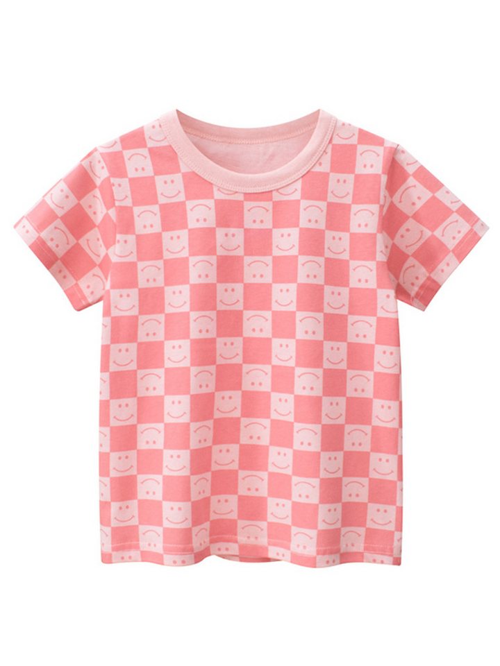 DEBAIJIA T-Shirt Mädchen T-Shirts Kinder 1-8T Baumwolle Rundhalsausschnitt Sommer von DEBAIJIA