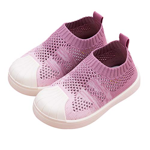 DEBAIJIA Unisex Baby Shoes Plattform, A Mesh Pink, 25/26 EU von DEBAIJIA