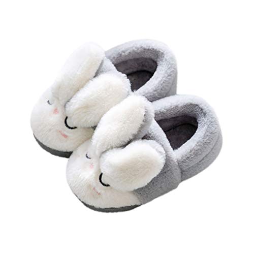 DEBAIJIA Unisex Baby Shoes Plattform, Grau Hase, 26 EU (Herstellergröße: 18-19) von DEBAIJIA