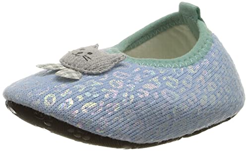 DEBAIJIA Unisex Baby Shoes Plattform, Katze Blau, 17.5 EU von DEBAIJIA