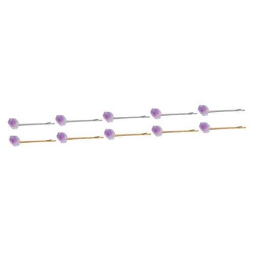 DECHOUS 10 Stk Haarnadel Aus Kristallstein Haarspangen Aus Kristall Für Frauen Haarschmuck Für Frauen Kleine Haarnadel Haarklemme Haar Klammern Bobby-clips Zubehör Hochzeit Metall Fräulein von DECHOUS