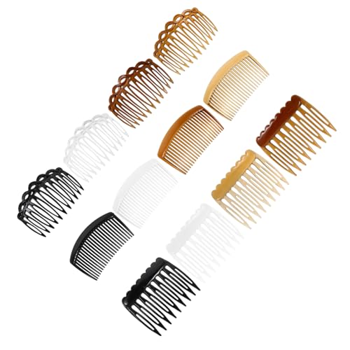 DECHOUS 12 Stück Teiliges Vintage Haarsteckkamm aus Leichtem Kunststoff mit Zähnen Starke Haltbarkeit Dekorative Französische Seitenteile für Hochzeits Schleier Dutt und Frisuren für Damen DECHOUS 12 Stück Teiliges Vintage Haarsteckkamm aus Leichtem Kunststoff mit Zähnen Starke Haltbarkeit Dekorative Französische Seitenteile für Hochzeits Schleier Dutt und Frisuren für Damen von DECHOUS