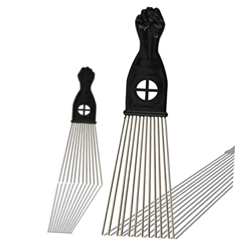 DECHOUS 2stücke Teiliges Set Haarkamm Mit Zähnen Und Stahl-nadeln Zum Entwirren Von Haaren Für Männer Und Jungen Professioneller Friseurbedarf Für Salon Und Zuhause von DECHOUS