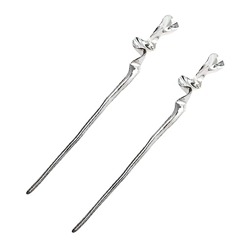 DECHOUS 2stücke Antike Chinesische Haarstäbe Im Vintage-stil Haarstäbchen Für Frauen Essstäbchen-design Zur Verwendung Bei Dinnerpartys Und Banketten von DECHOUS