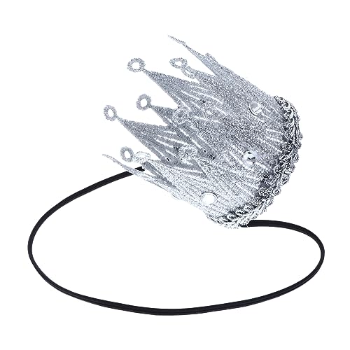 DECHOUS 3st Spitze Krone Haarspange Prinzessin Haarband Stirnbänder Für Neugeborene Babys Baby Tiara Stirnband Geburtstag Haarschmuck Baby Mädchen Strass Strasssteine Kleid Kind Stoff von DECHOUS