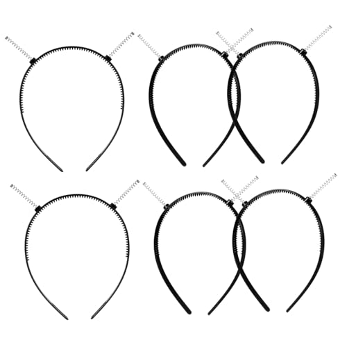 DECHOUS 6 Stück Teiliges Kunststoff Stirnband mit Zähnen Rutschfester Haarreif für Damen Leichter DIY Haarband Rahmen für Individuelle Haaraccessoires Komfortabler Sitz Vielseitig von DECHOUS