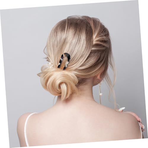 DECHOUS 8 Stück Teiliges U förmige Haarnadeln Haargabeln Haarklammern Haarstyling zubehör Leicht Glatt Vielseitig für Dutt Pferdeschwanz und Festliche Anlässe Damen von DECHOUS
