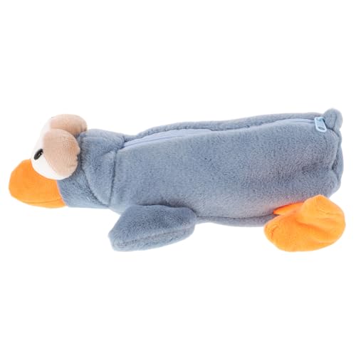 DECHOUS Kawaii Federmäppchen in Form Eines Niedlichen Rotkehlchens Großes Weiches Tier-federmäppchen Aus Plüsch Mit Reißverschluss Originelles Aufbewahrungszubehör Für Junge Mädchen Für von DECHOUS