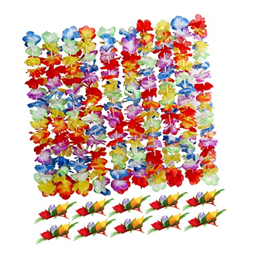 DECHOUS Blumenspangen Für Dickes Haar 10 Sets Haarspangen Mit Hawaiianischen Blumen Leichte Haar-accessoires Für Frauen Und Mädchen Haarspangen Für Party-dekorationen Zufällige Farbe von DECHOUS