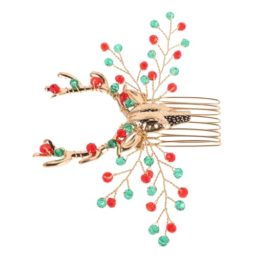 DECHOUS Kreativer Haarschmuck Mit Kristallen Elegante Weihnachts-haarspange Für Damen Robust Funkelnd Vielseitig Einsetzbar Für Partys Und Feiern Geschenkidee Für Frauen von DECHOUS