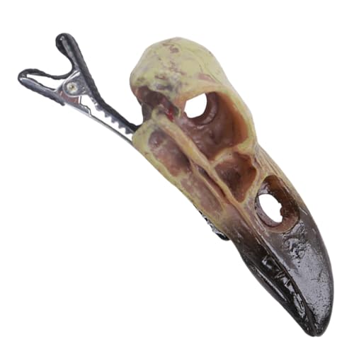 DECHOUS Einzigartige -Haarspangen Retro-Krähe Vogel Tod Haarspangen Vintage Gruselige Krokodilklemmen Halloween-Haar-Accessoires Für Frauen von DECHOUS