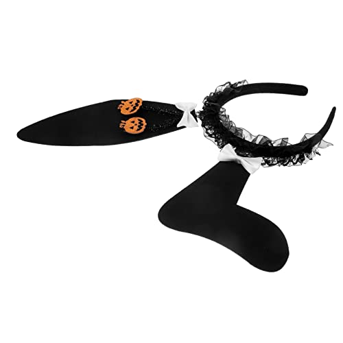 DECHOUS Halloween Hasenohren Haarreif Leichtes Bequemes Stirnband für Karneval Cosplay Party Vielseitiges Kostümzubehör aus Hochwertigem Filz für Damen von DECHOUS