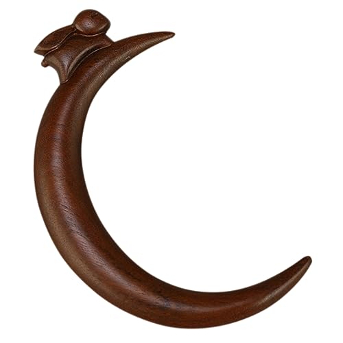 DECHOUS Mondförmiger Haarstab Aus Holz Für Frauen Chinesischer Haarstab Haarnadel Haarschmuck Dutt Hochsteckfrisur Tool von DECHOUS