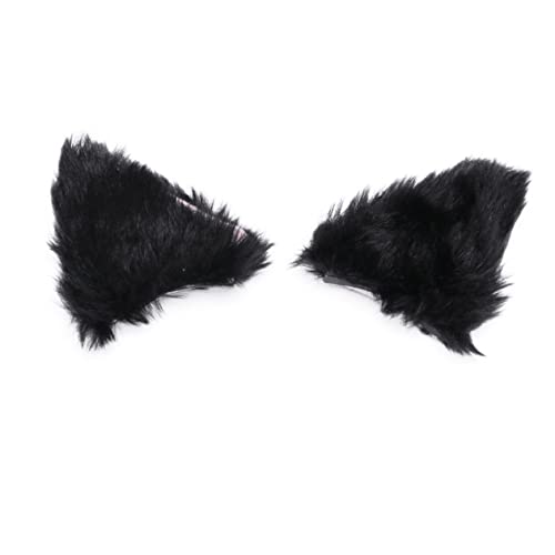 DECHOUS Katzenohren Haarspange Plüsch Cosplay Süße Lolita Haarnadel für Kinder und Erwachsene für Kostümpartys und Familienfeiern von DECHOUS