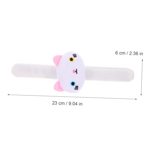DECHOUS Plüsch Katzen Slap Bracelet Armband Weiches Kuscheltier Armband Partydeko Kindergeburtstag Geschenk für Mädchen Jungen von DECHOUS