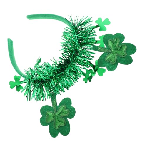 DECHOUS Grünes Kleeblatt-stirnband Für Festivals Grüne Stirnbänder Für Partys Kleeblatt-haarbänder Für Mädchen Festival-haar-accessoires Für Frauen Kleeblatt-kopfbedeckung Für von DECHOUS