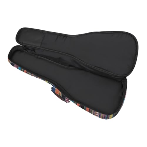 DECHOUS Ukulele Tragetasche Baumwolle Gepolstert Leicht Strapazierfähig mit Reißverschluss Outdoor Schultertasche für Konzert und Alltag von DECHOUS
