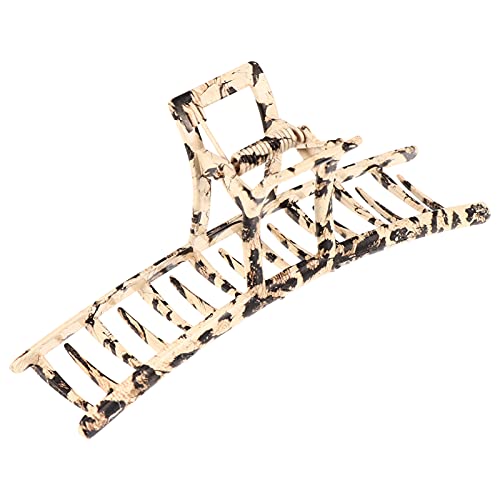 DECHOUS Vintage Haarklammer Für Damen Große Haarclip Leopardenmuster Haarschmuck Für Feines Und Mitteldickes Haar Für Tägliche Styles Stilvolles Accessoire von DECHOUS