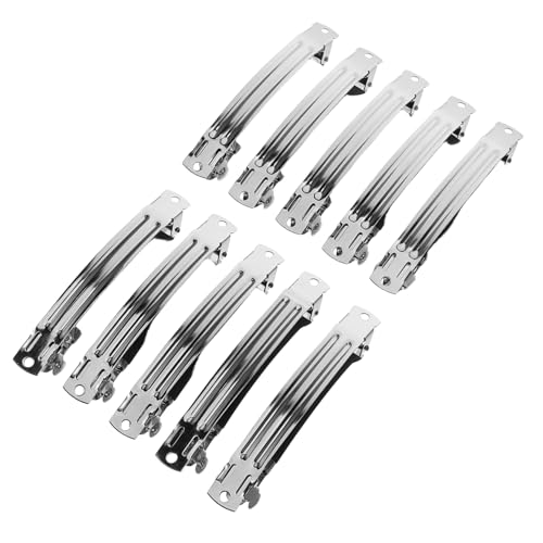 DECOMELODY 10stücke Diy Haarschmuck Metall Haarklammern Schlichte Haarspangen Zum Basteln Für Mädchen Und Damen Haarvolumenclip Zum Stylen von DECOMELODY