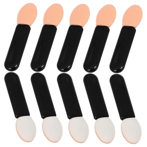 DECOMELODY 10 Stück Mini Augen Make Up Pinselset Teilig Präzise Lidschatten Applikatoren für Lippenstift und Concealer Tragbare Schminkpinsel für Multifunktionale Make Up Werkzeuge von DECOMELODY