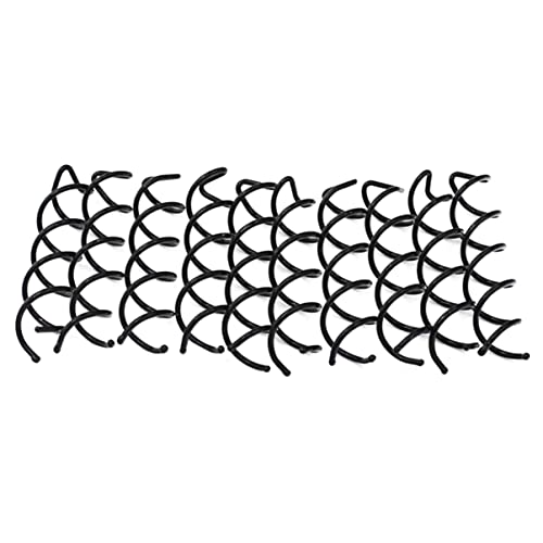 DECOMELODY 10 Stück Spiral Haarklammern Schwarze Haarclips aus Langlebigem für Damen für Dickes Mittellanges oder Langes Haar Einfach Anzuwenden für DIY Frisuren von DECOMELODY
